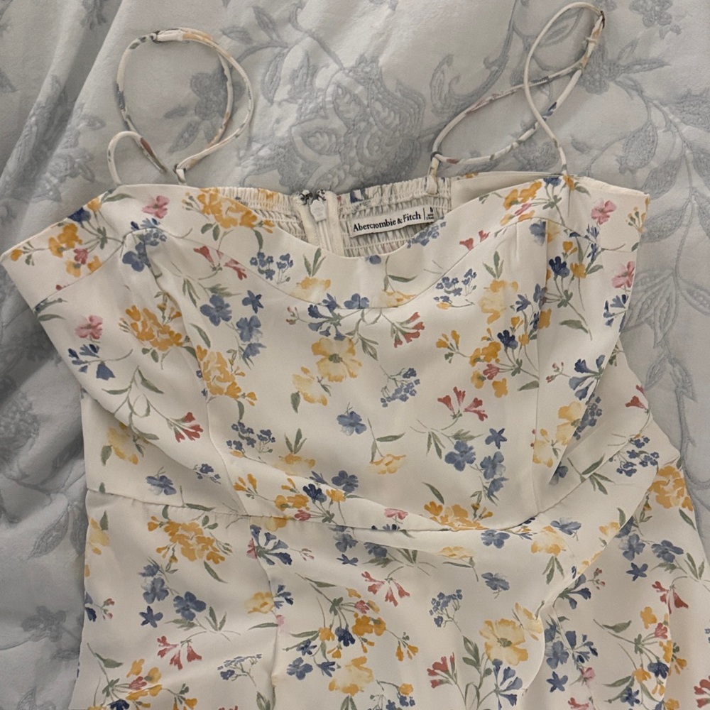 Abercrombie & Fitch floral midi dress